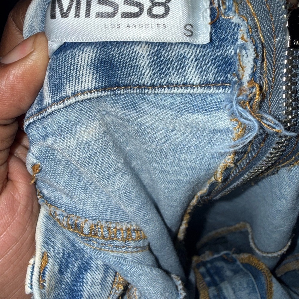 Missguided+ Light Blue Denim Romper - Picture 4 of 4